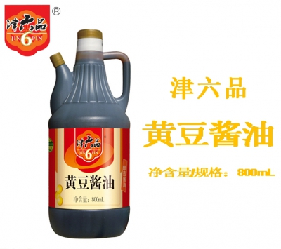 津六品黃豆醬油800mL